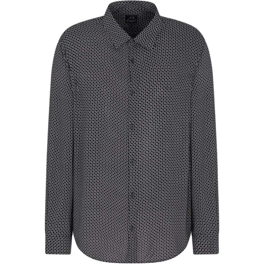 ARMANI EXCHANGE Armani Exchange geometric-pattern shirt