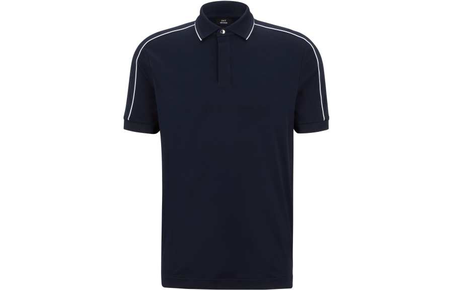 HUGO BOSS x Porsche SS23 Polo Shirt Men's Navy Blue