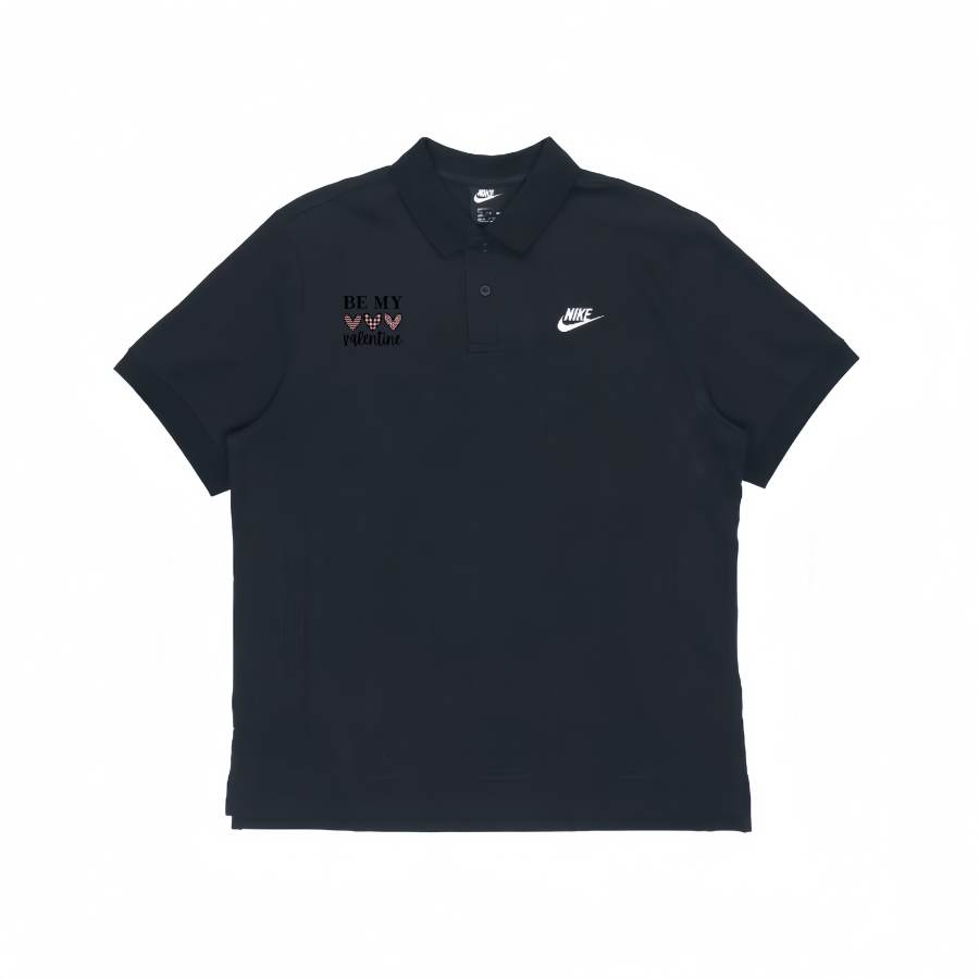 Nike Nike Polo Shirts Unisex Black Polo Collar Moderate Straight Fit