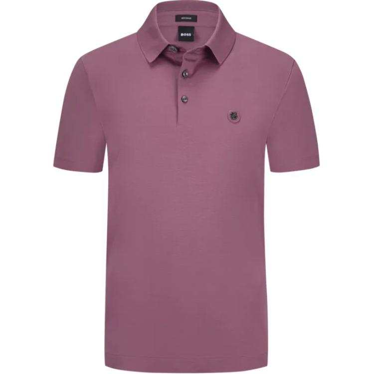 HUGO BOSS Boss HUGO BOSS Double Monogram Patch Polo Shirt