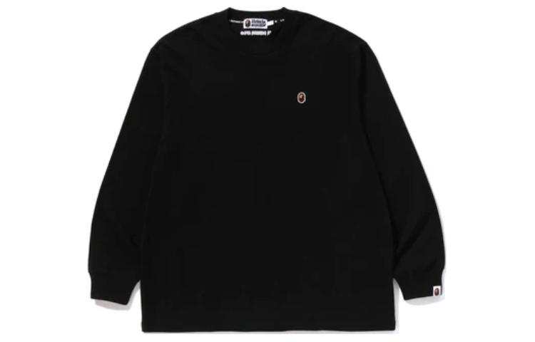 A BATHING APE A Bathing Ape long-sleeve logo-patch T-shirt