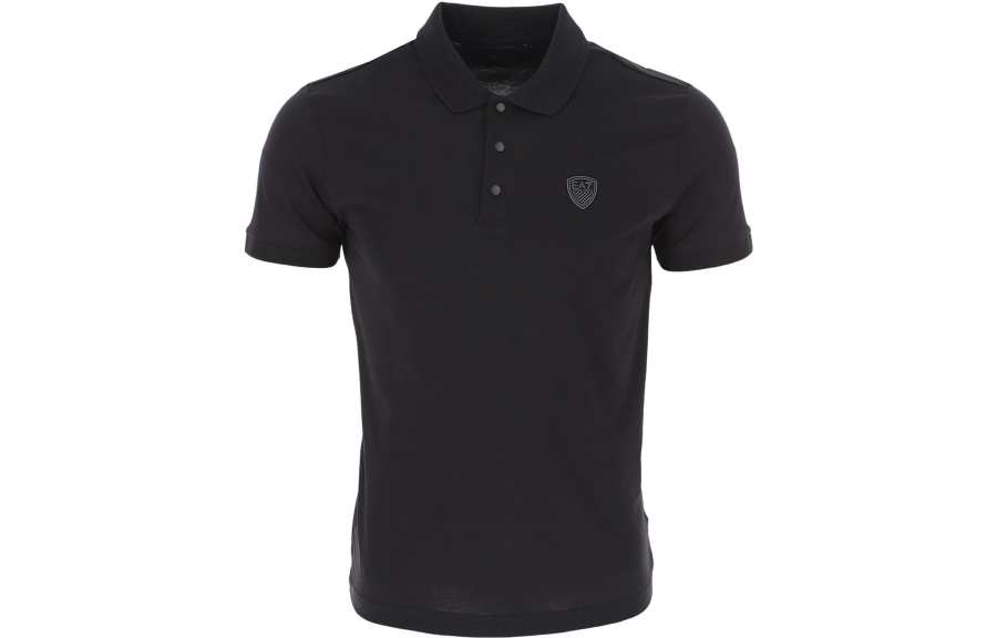 EMPORIO ARMANI EA7 SS23 Polo Shirt Men's Black