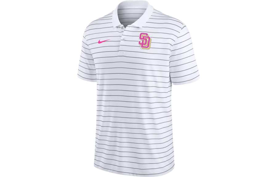 Nike Nike Polo Shirts Men's White Polo Collar Moderate Straight Fit