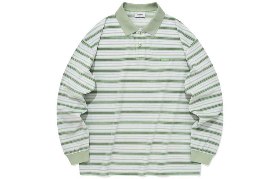 COVERNAT Polo Shirts Unisex White Polo Collar Moderate Straight Fit