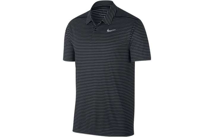 Nike Nike Polo Shirts Men's Black Polo Collar Moderate Straight Fit