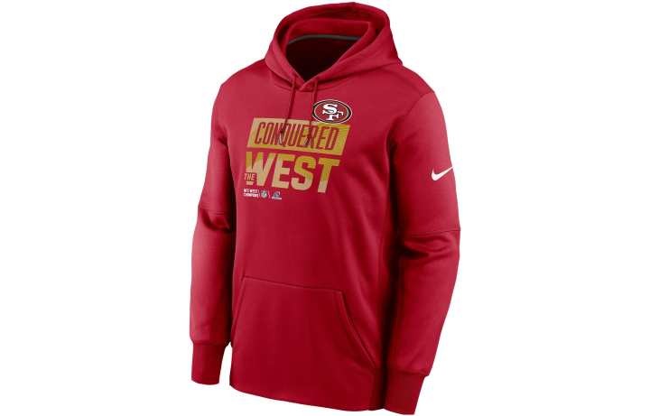Nike Nike Sweatshirts Men's Red Hooded Moderate Regular