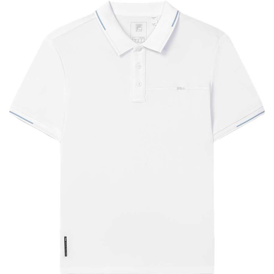 FILA Polo Shirts Men's White Moderate Straight Fit