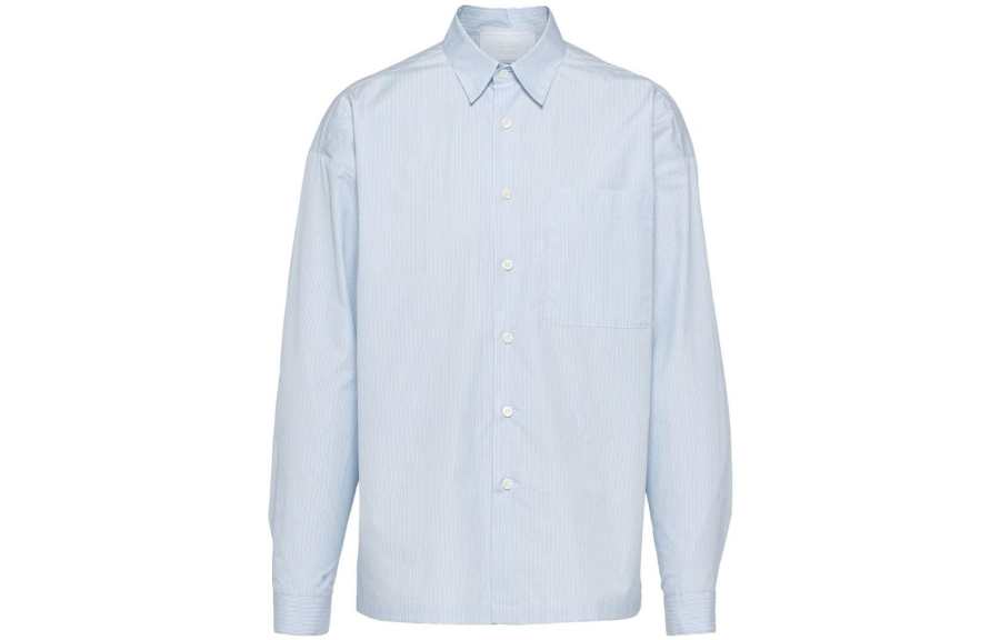 PRADA 【Previous Season】striped cotton shirt