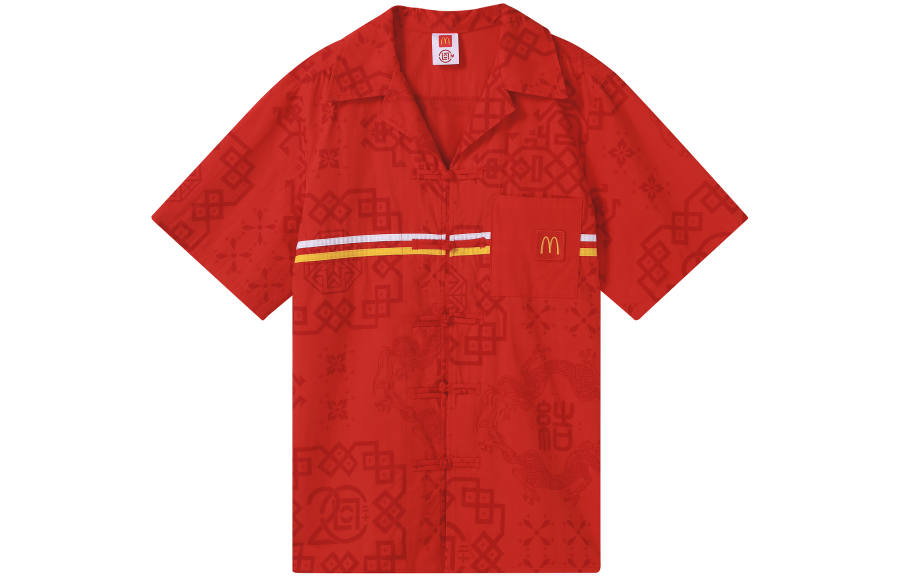 CLOT X McDonald's CLOT X McDonald's Shirts Unisex Red Lapel Moderate Other