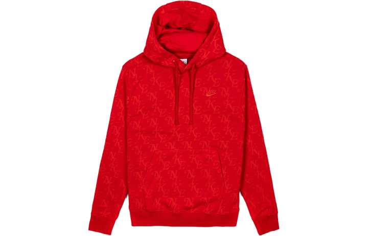 Nike Nike Sweatshirts Men's Red Hooded Moderate Other