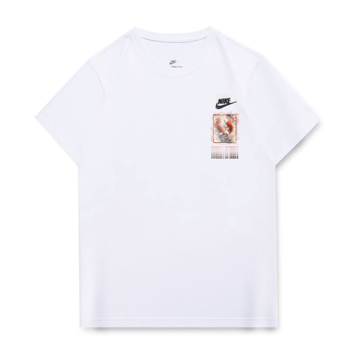 Nike Nike T Shirts Unisex White Crew Neck Moderate Straight Fit