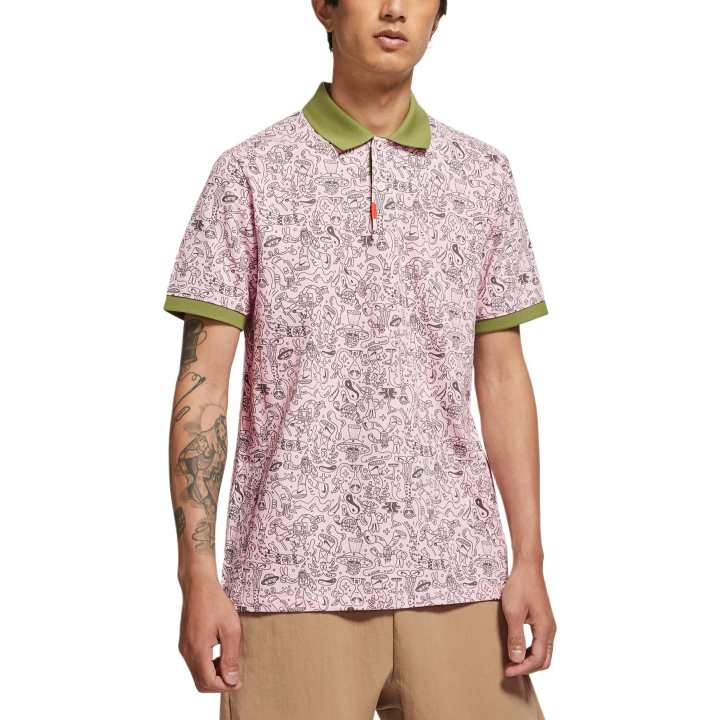 Nike Nike Polo Shirt Men's Pink Foam
