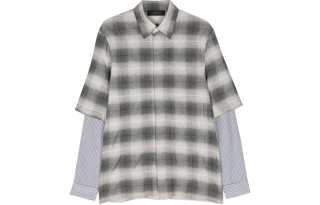 Amiri mix-print layered shirt
