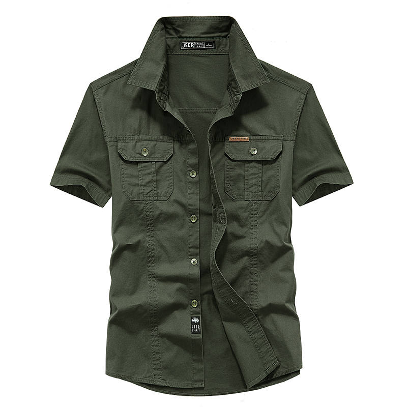 JEEP SPIRIT Shirts Men's Polo Collar Thin Other