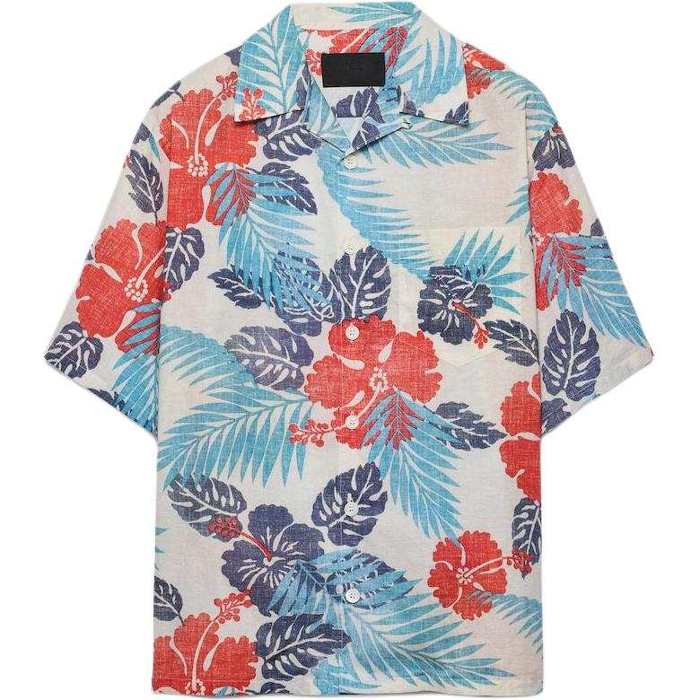 PRADA PRADA Graphic Printed Short Sleeved Shirt