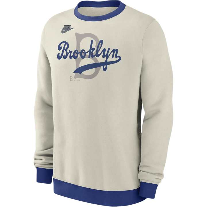 Nike Nike x MLB Brooklyn Dodgers Cooperstown Sweatshirt Men's Cream