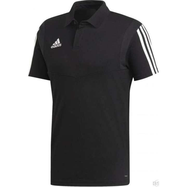 Adidas Adidas Polo Shirts Men's Black Polo Collar Moderate