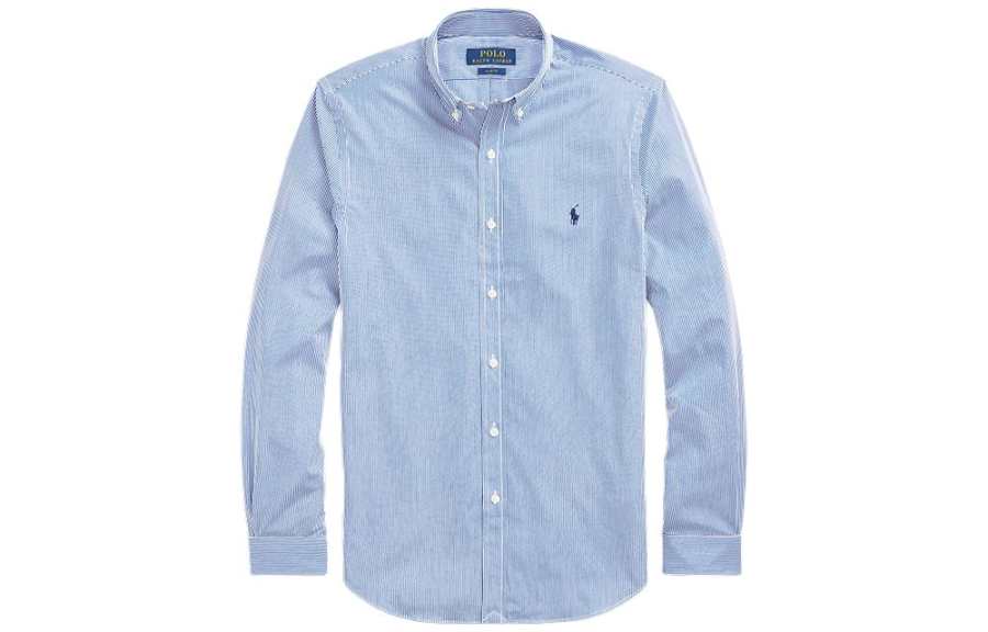 Polo Ralph Lauren FW22 Shirt Slim Fit Men's Blue