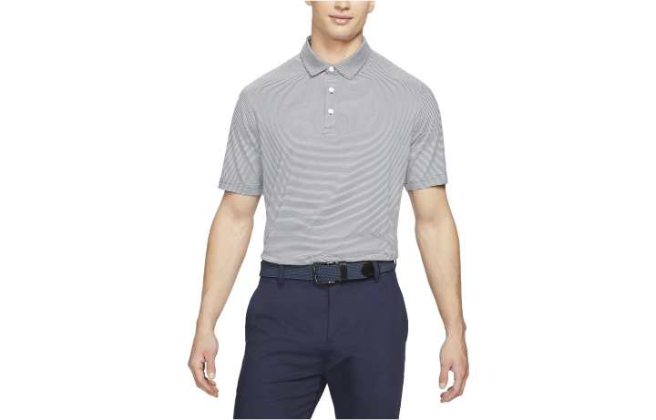 Nike Nike Polo Shirts Men's Gray Polo Collar Thin Straight Fit