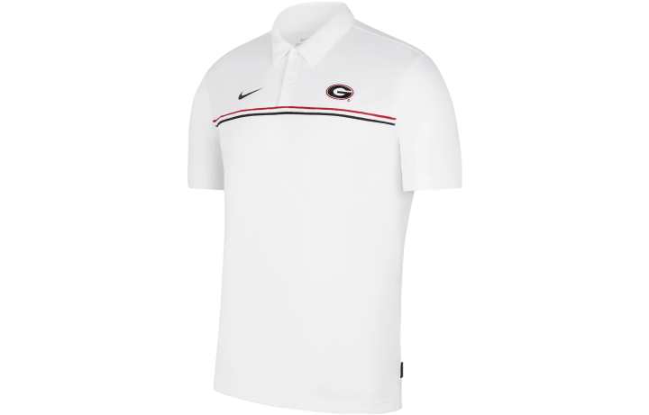 Nike Nike Polo Shirts Men's White Polo Collar Moderate Straight Fit