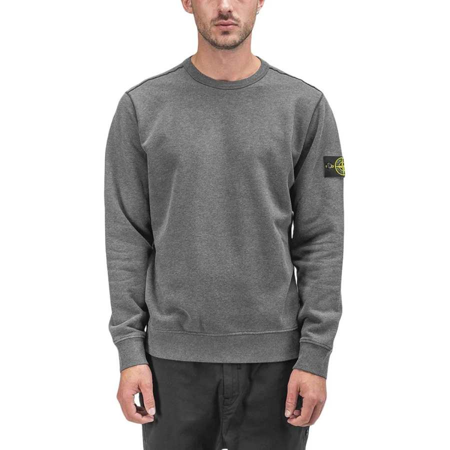 STONE ISLAND Sweatshirt Men's Coal Gray