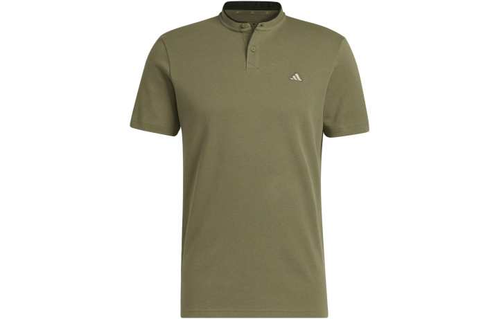 Adidas Adidas Polo Shirts Men's Strata Olive Green Polo Collar Moderate Straight Fit