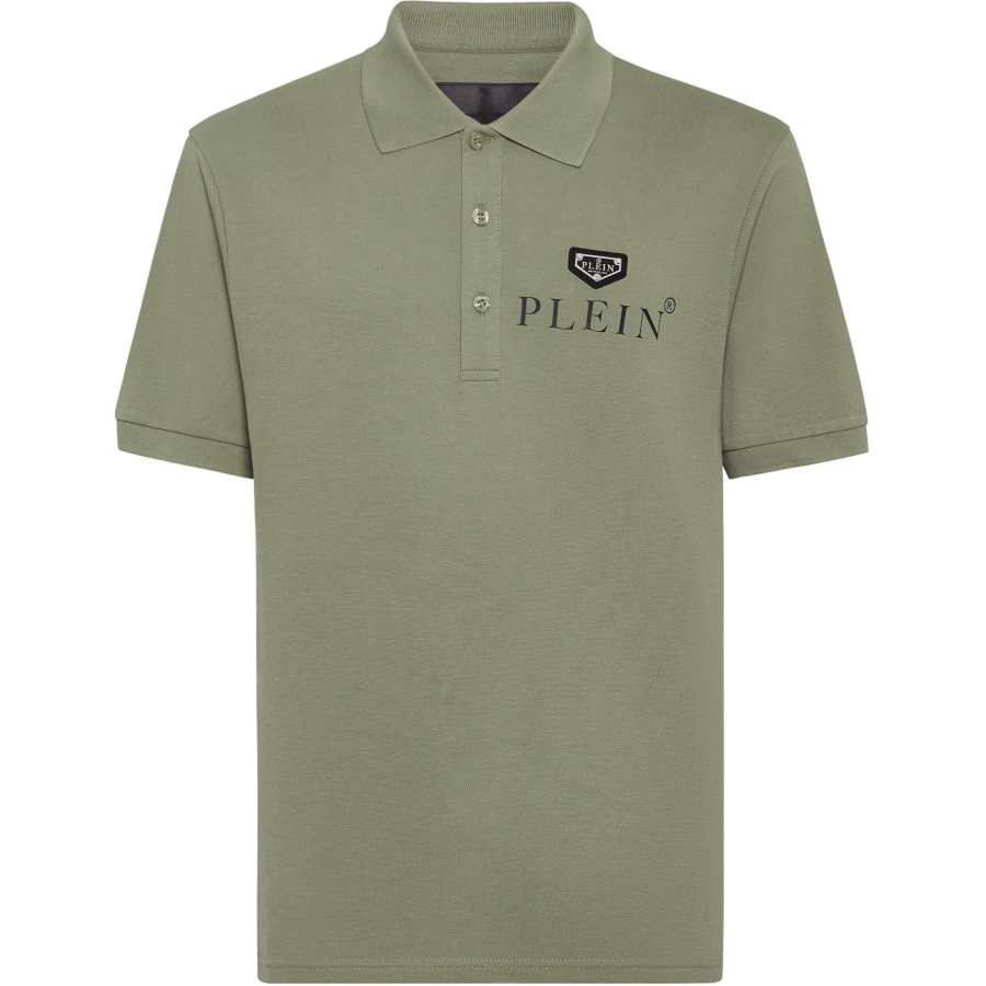 PHILIPP PLEIN FW24 Polo Shirt Men's Army Green