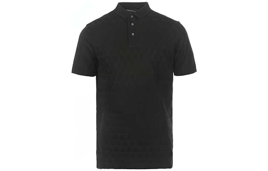 EMPORIO ARMANI FW23 Polo Shirt Men's Black