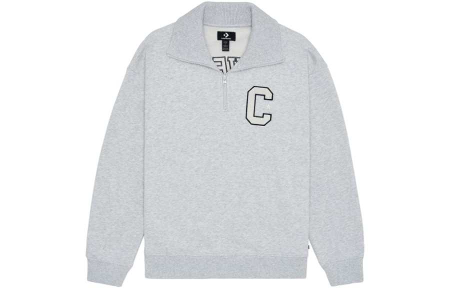 Converse Converse ESSENTIAL SWEATSHIRT Unisex Gray