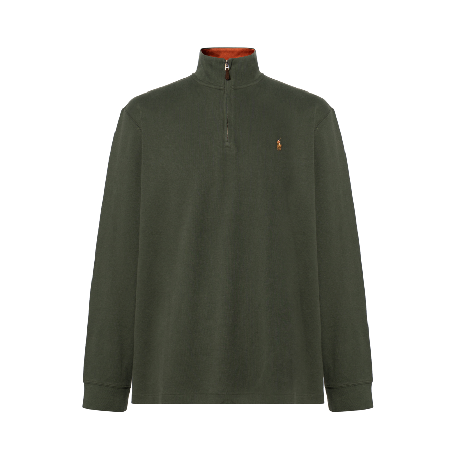 Polo Ralph Lauren Polo Shirts Men's Green Half Turtleneck Moderate Other