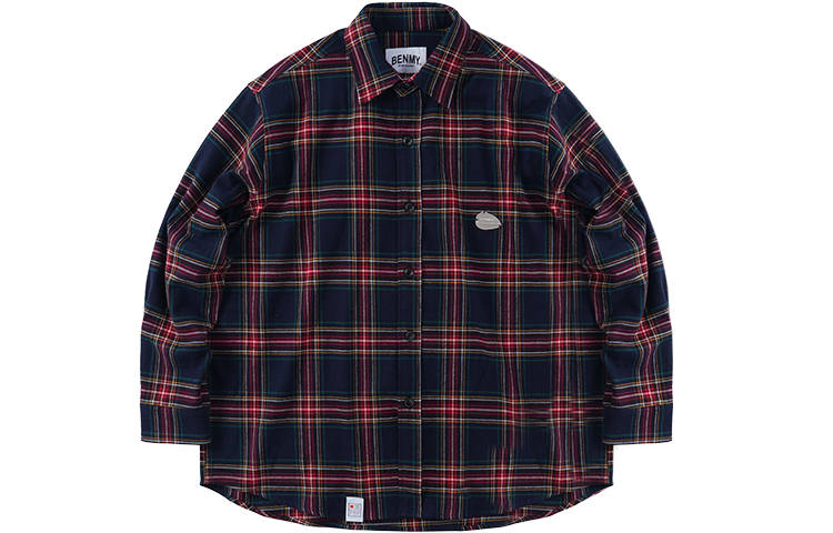BENMYSHOWER BENMYSHOWER Shirts Unisex Lapel Moderate Shirt