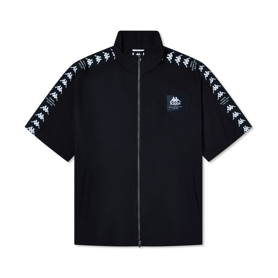 Kappa Shirts Men's Black 990 Stand Collar Thin Workwear