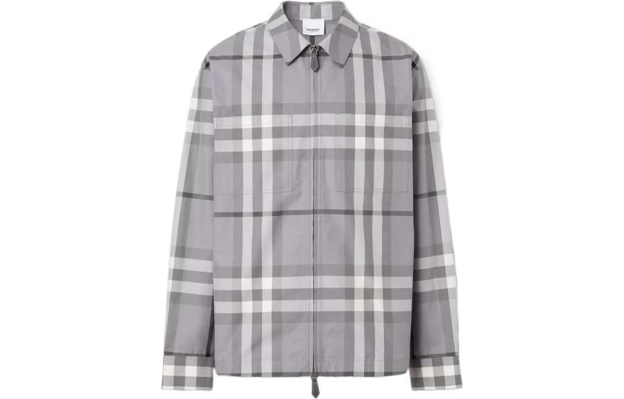 Burberry Shirt Men's Gray 80557381