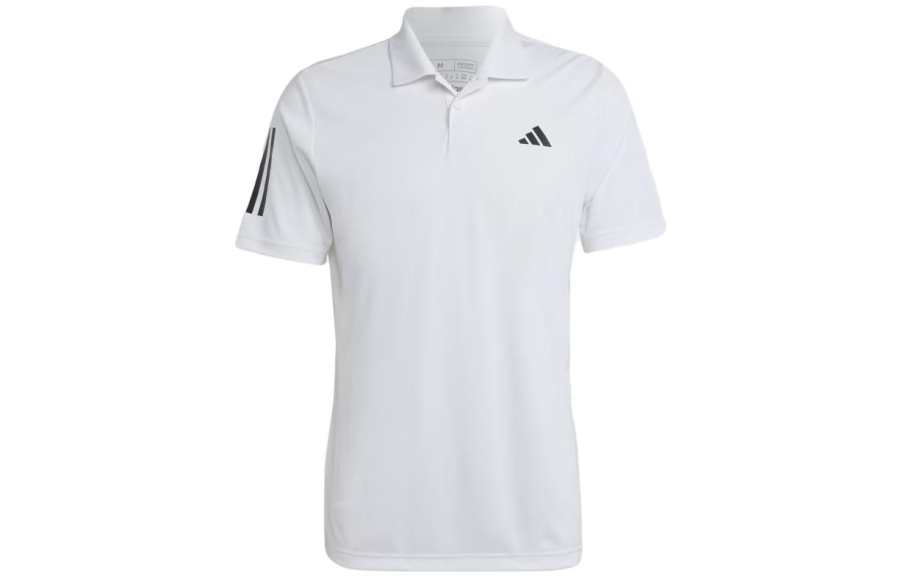 Adidas Adidas Club 3 Stripes Tennis Polo Shirt Polo Shirt Men's White