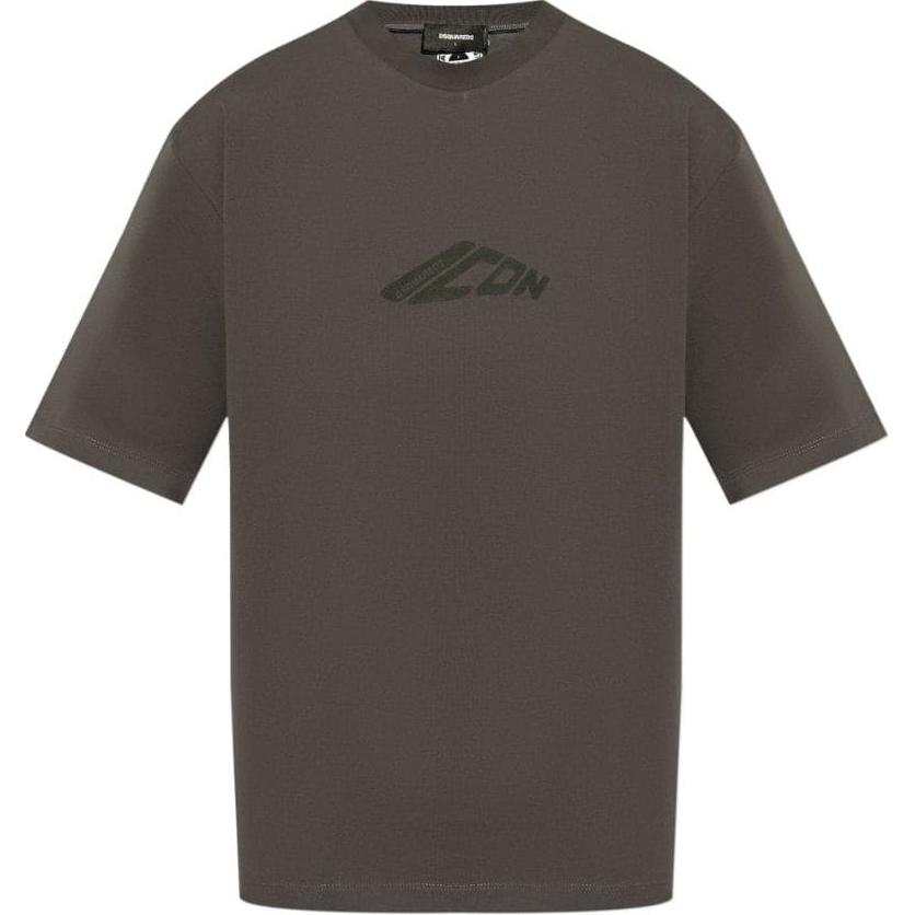 DSQUARED 2 Dsquared2 Icon Logo Printed Crewneck T Shirt