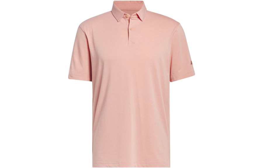 Adidas Adidas Polo Shirts Men's Clay Pink Polo Collar Moderate Straight Fit