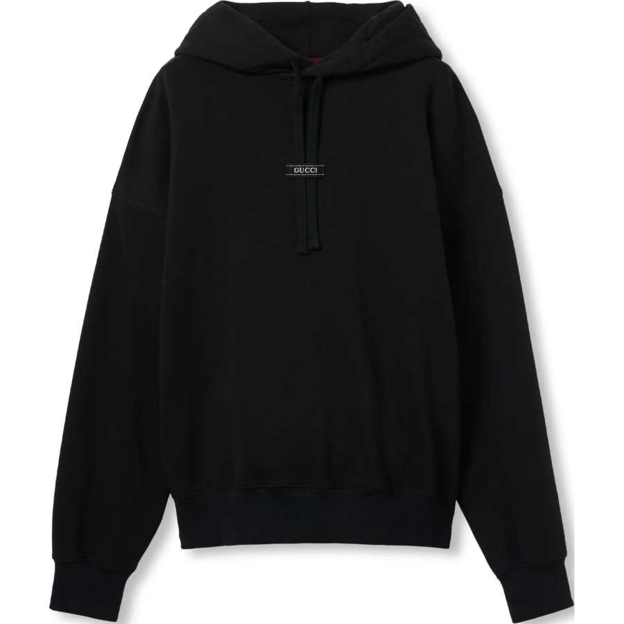 GUCCI Cotton Jersey Hooded Sweatshirt