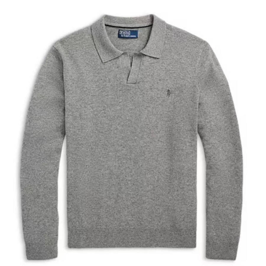 Polo Ralph Lauren FW24 Polo Shirt Classic Version Men's Gray