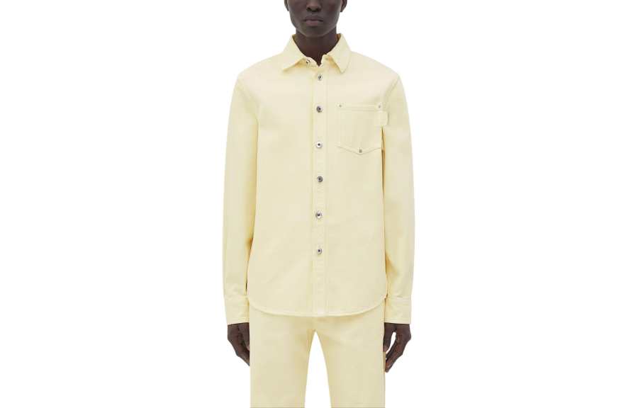 Bottega Veneta SS24 Shirt Men's Yellow