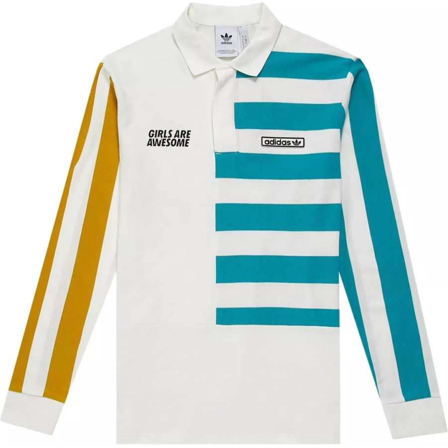Adidas Originals x Girls Are Awesome Polo Shirt Men's Ivory
