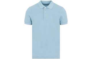 TOM FORD Polo Shirts Men's Blue Polo Collar Moderate