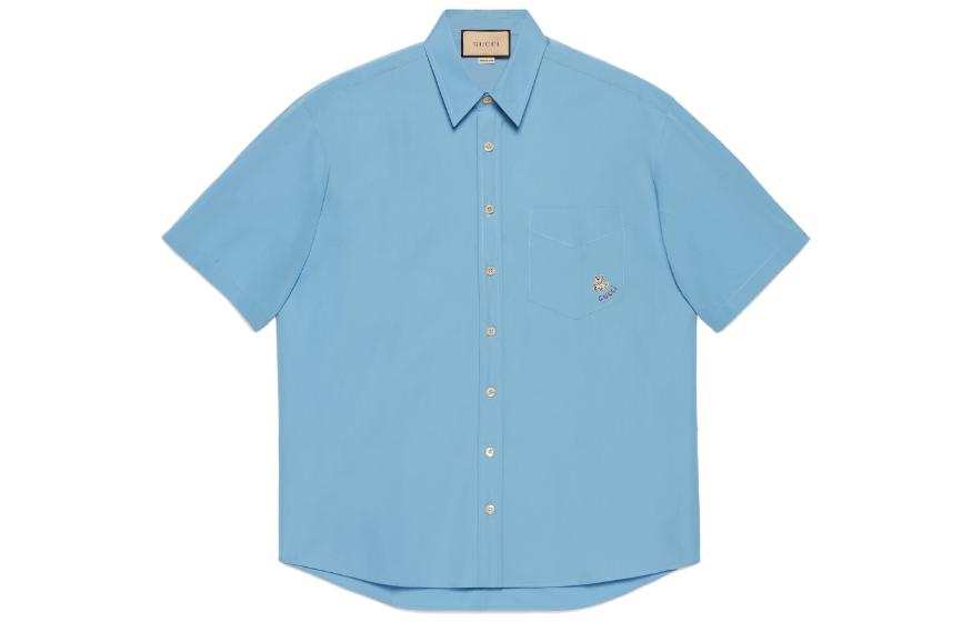 GUCCI SS23 Shirt Men's Light Blue