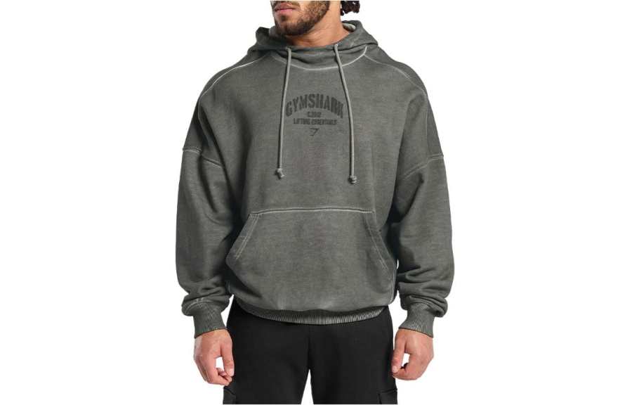 GYMSHARK HEAVYWEIGHT Collection Sweatshirt Men's Black