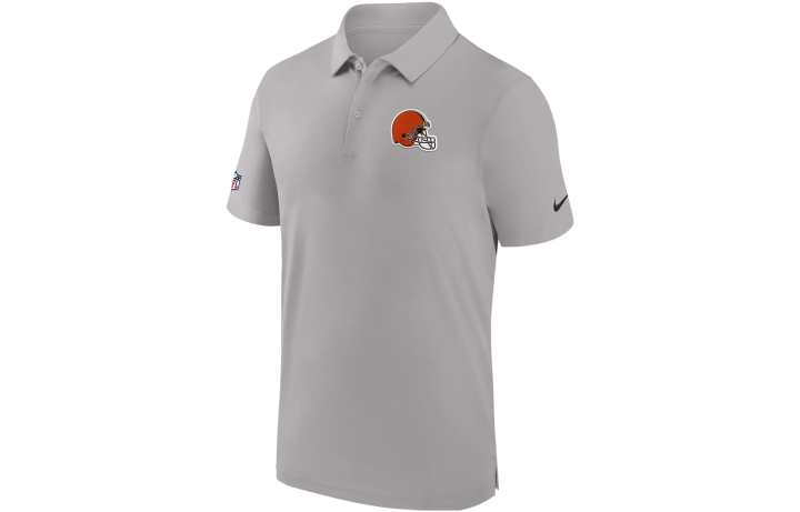 Nike Nike Polo Shirts Men's Gray Polo Collar Moderate Straight Fit