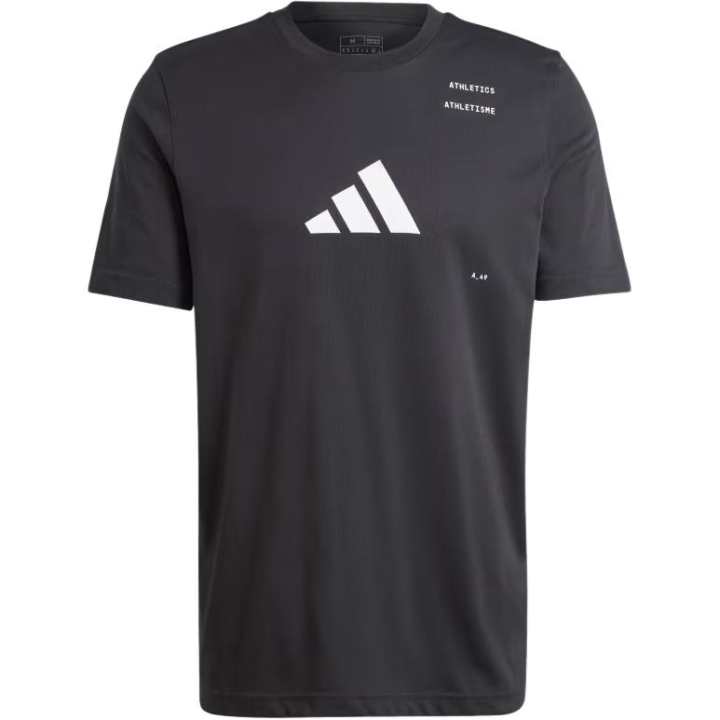 Adidas Adidas T Shirts Men's Black Crew Neck Moderate