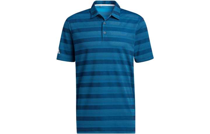 Adidas Adidas Polo Shirts Men's Blue Polo Collar Moderate Straight Fit
