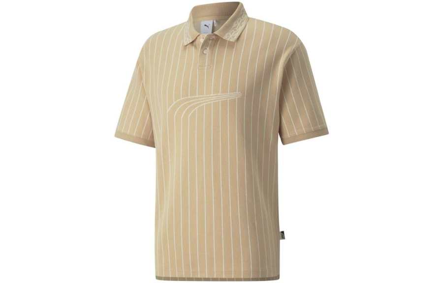 PUMA Players' Lounge Series Polo Shirt Men's Earth Yellow