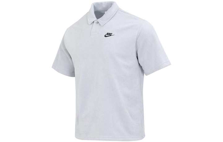 Nike Nike Polo Shirts Men's Gray Moderate