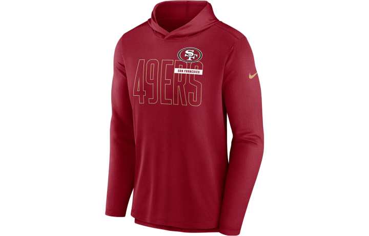 Nike Nike Sweatshirts Men's Red Hooded Moderate Regular