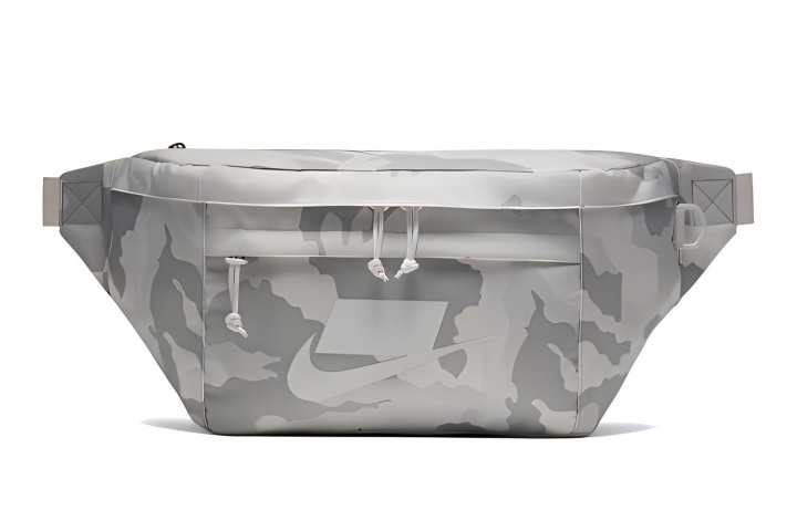 Nike Nike Polyester Fanny Pack Unisex Camouflage Gray